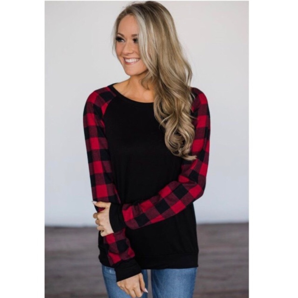 NEW Red Buffalo Plaid LongSleeve Shirt - Picture 1 of 11